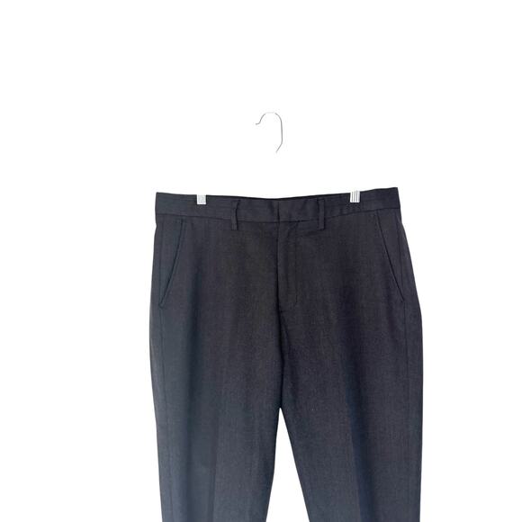 J.Crew Men's Charcoal‎ Gray Work Bedford Straight Leg Dress Pants Size 33 x 32 - Picture 3 of 10